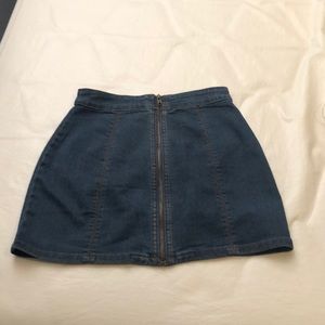 Mini Jean Skirt
